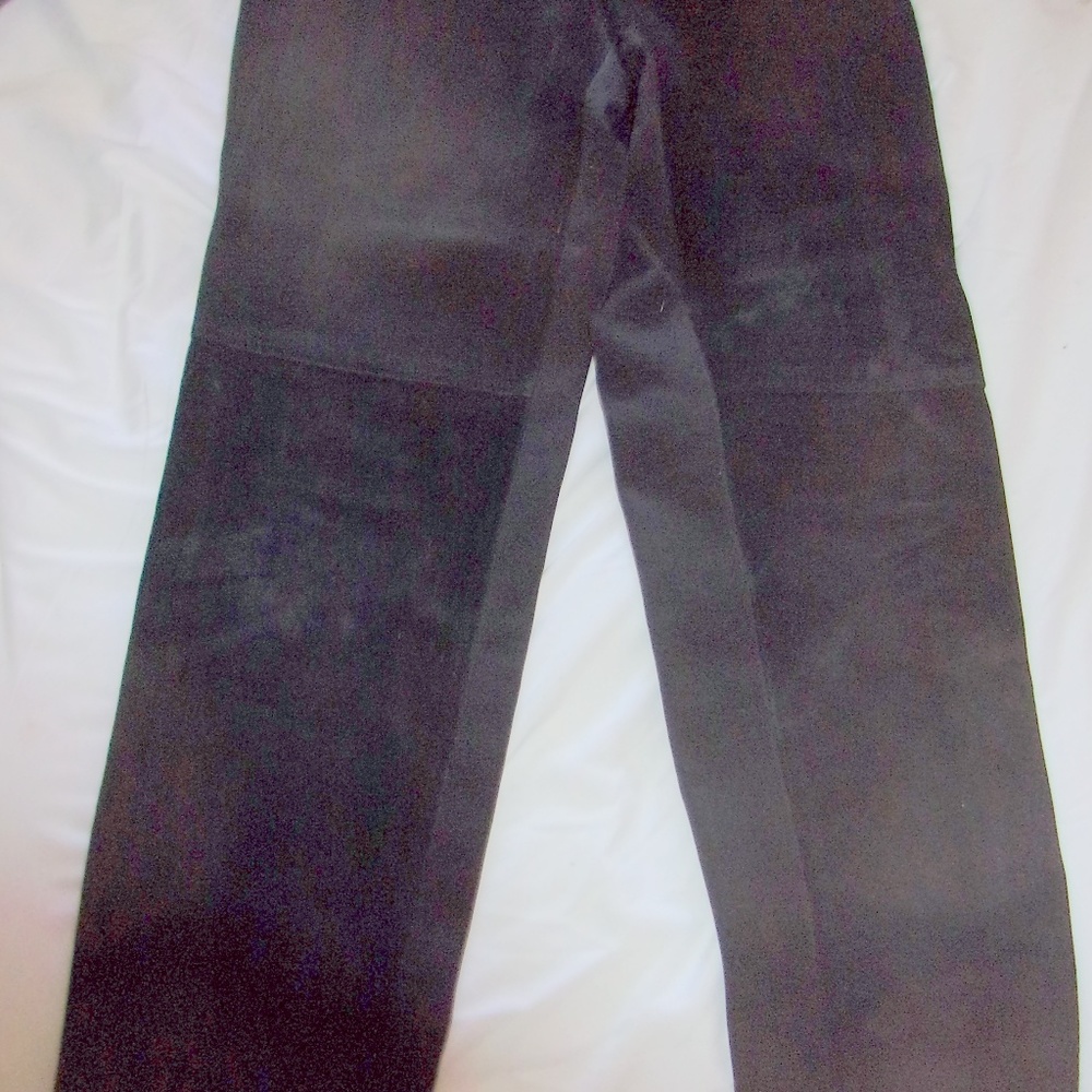 MUST LOOK!~~SUEDE Absolu Paris Black Skinny Pants